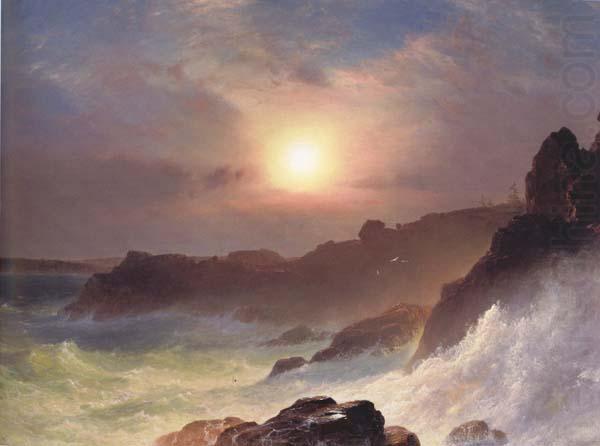 Frederic E.Church Coast Scene,Mount Desert china oil painting image